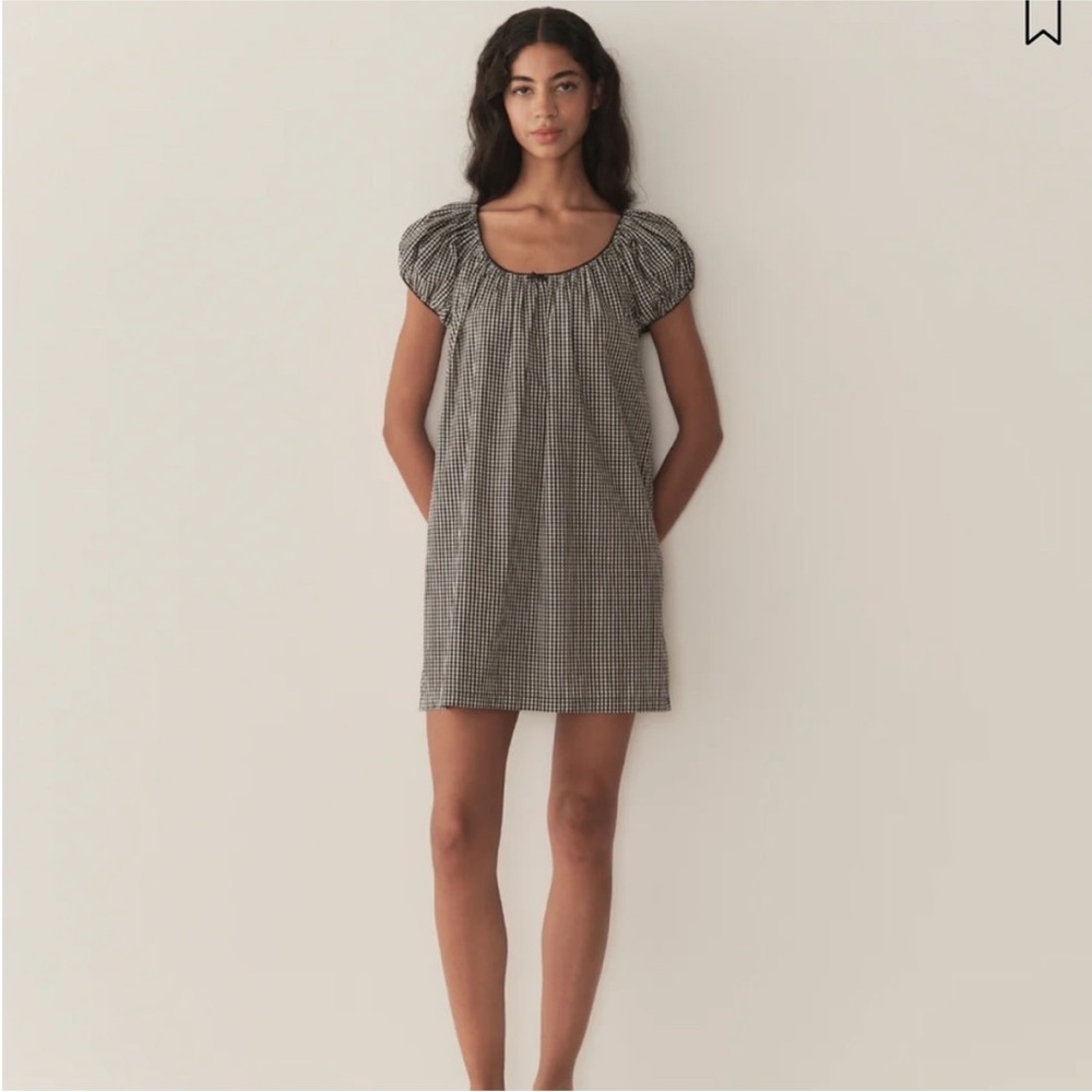 Doen Julia mini dress black gingham